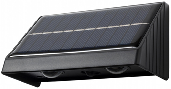 2-Head Solar Wall Light
