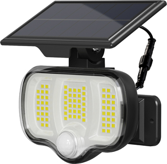 Solar Wall Spotlight With Sensor