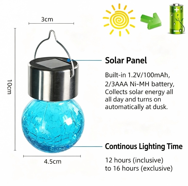 Solar Hanging Ball Light 2