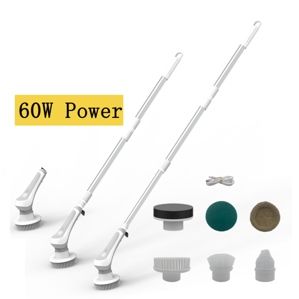 Electric Spin Scrubber Brush Cleaning Set 5