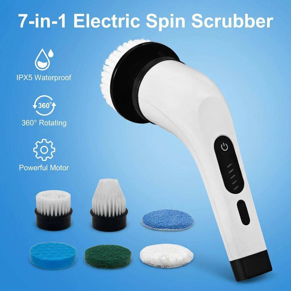 Electric Brush Cleaning Set 4