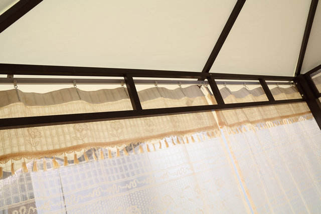 Outdoor Gazebo with Curtains 4