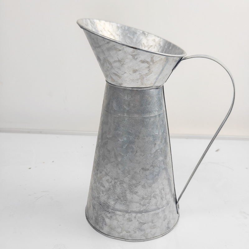 Galvanized Flower Pot 2