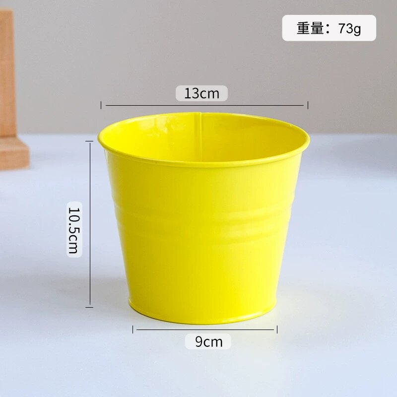 Galvanized Flower Pot 2