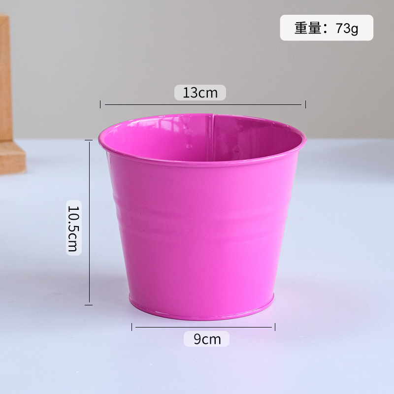 Galvanized Flower Pot 3