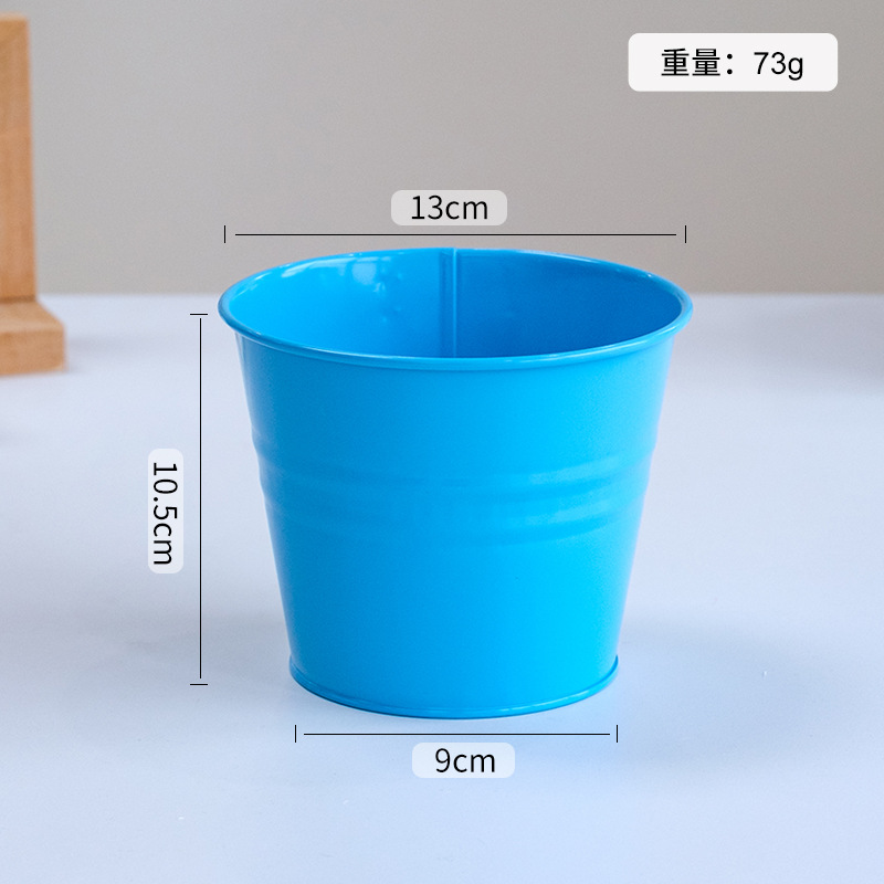 Galvanized Flower Pot 4