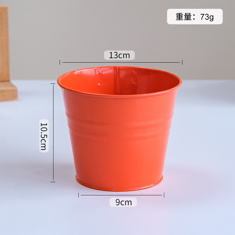Galvanized Flower Pot 2