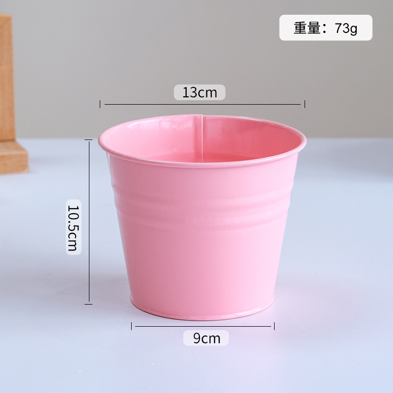 Galvanized Flower Pot 3