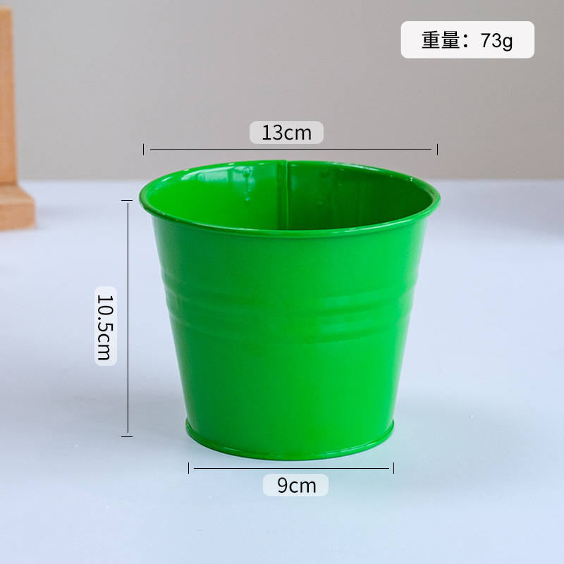 Galvanized Flower Pot 2