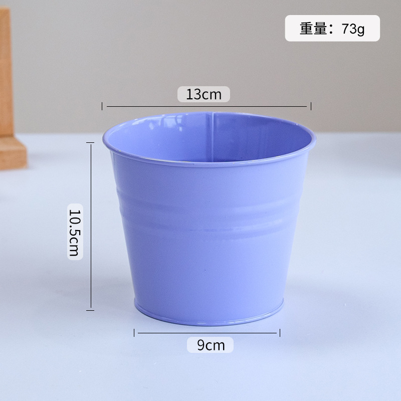 Galvanized Flower Pot 3
