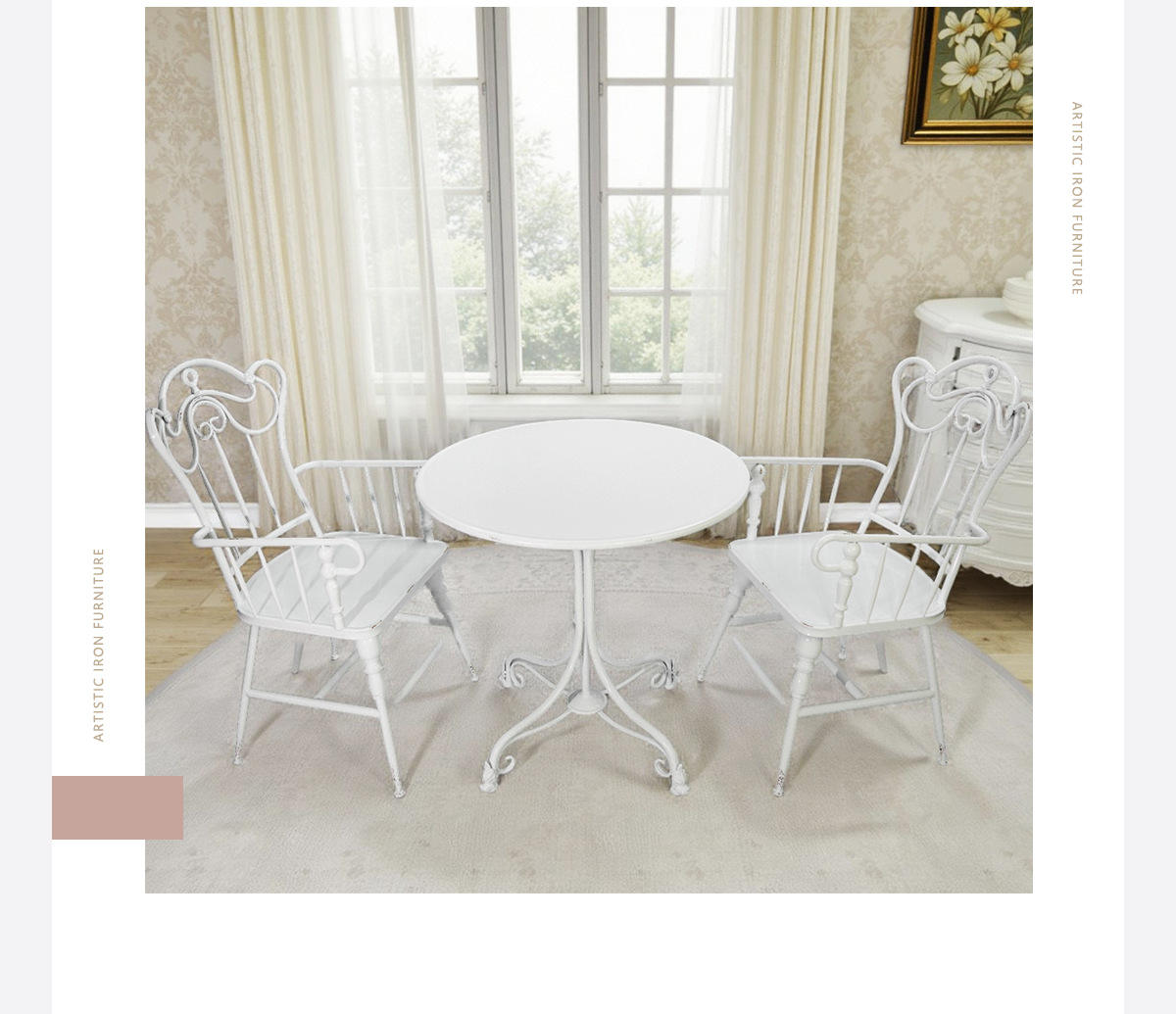 Steel Patio Dining Set 3