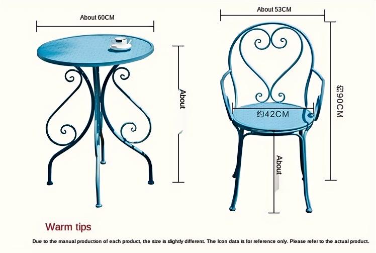 Steel Patio Dining Set 2