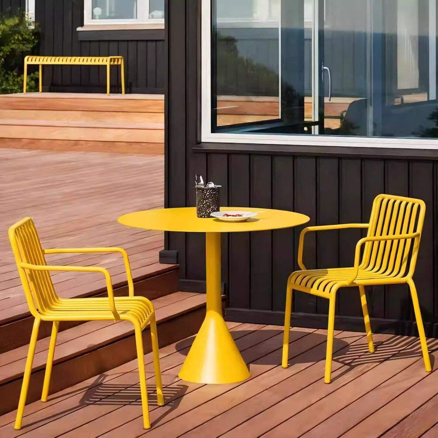 Steel Patio Dining Set 5