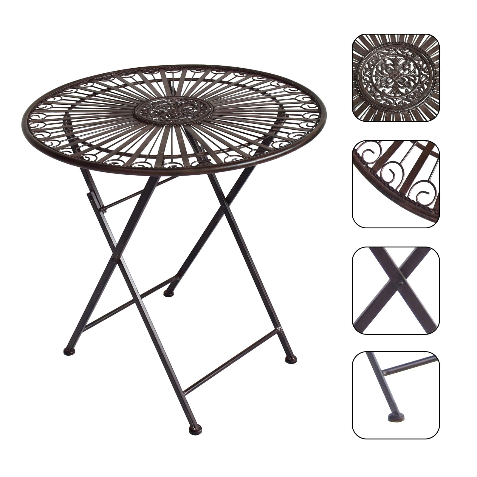 Steel Patio Dining Set 4