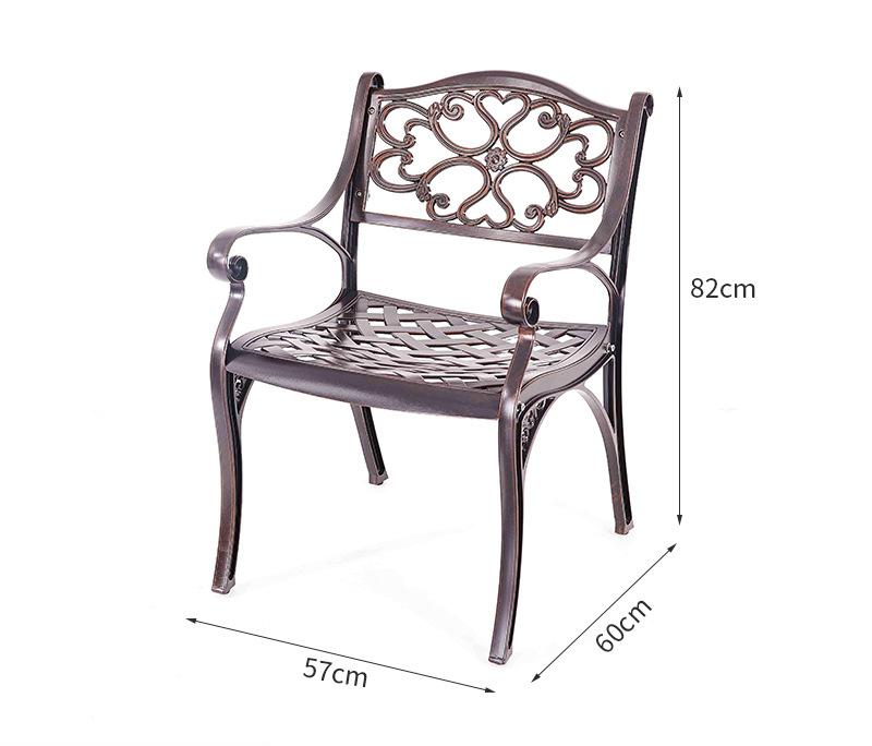 Steel Patio Dining Set 2