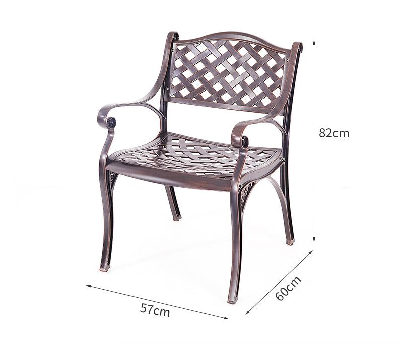 Steel Patio Dining Set 3