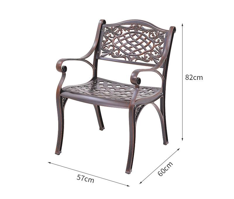 Steel Patio Dining Set 4