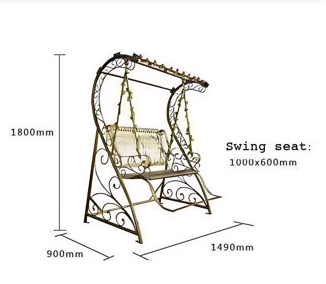 Steel Garden Swing 2