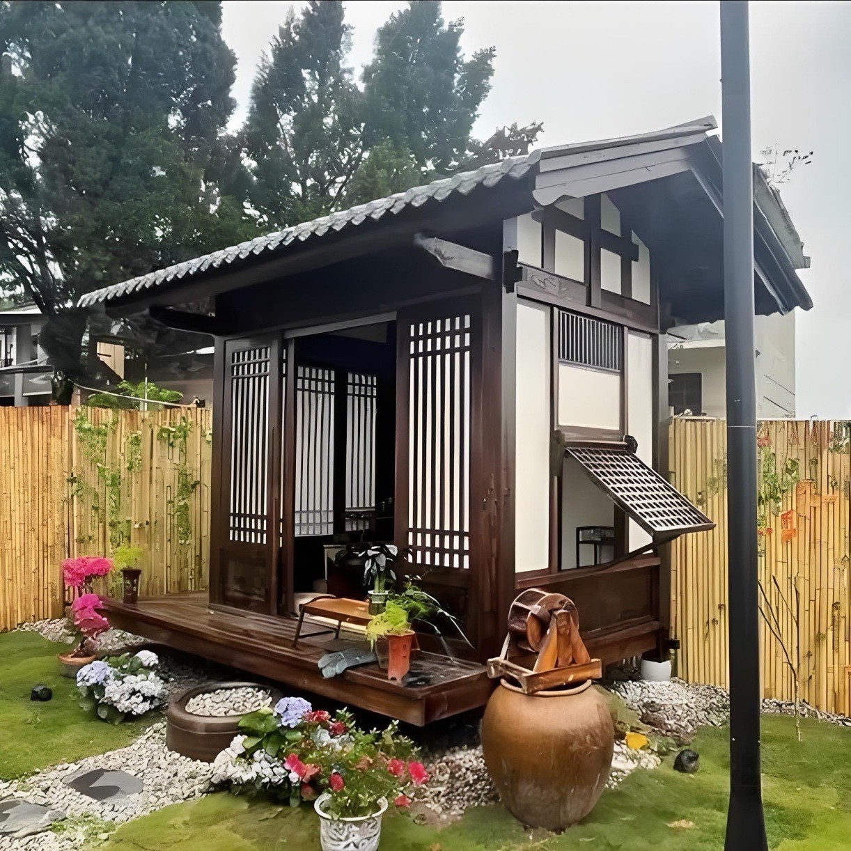 Outdoor Wooden Cabin 2